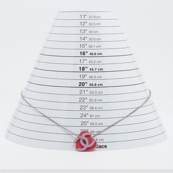 Authentic Chanel Heart Here Mark Necklace - Picture 6 of 7